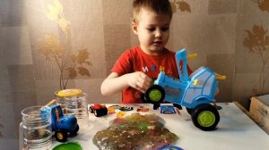 Синие трактора и слаймы