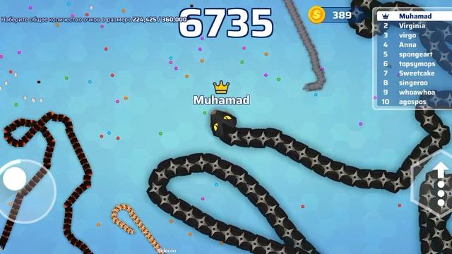 Играю в snake.io смотреть онлайн