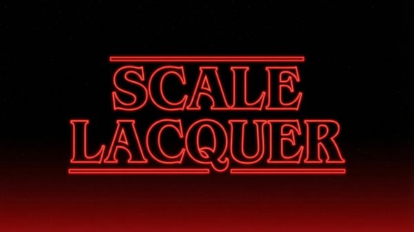 SCALE LACQUER февраль 2026 || обычные лаки для ногтей по сериалу STRANGER THINGS