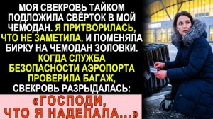Истории из жизни| Свекровь подложила свёрток в мой чемодан. |Аудио рассказы|Жизненные истории