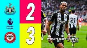 Ньюкасл - Брентфорд. 07.02.2026. Обзор матча. Апл тур 25