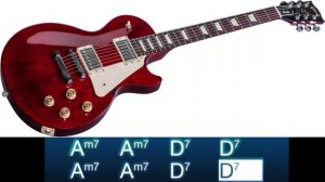 Funky Pop Rock Guitar Backing Track in Am