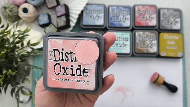 Обзор чернил Distress Oxide, новые подушки с чернилами