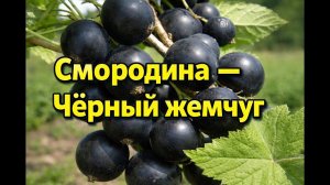 Смородина Чёрный жемчуг — жемчужина вашего сада