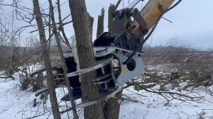 Захват для валки леса Kibbler 350
