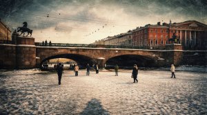 Прогулка по замёрзшей Фонтанке