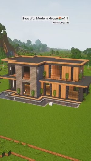 КРАСИВЫЙ СОВРЕМЕННЫЙ ДОМ В МАЙНКРАФТ