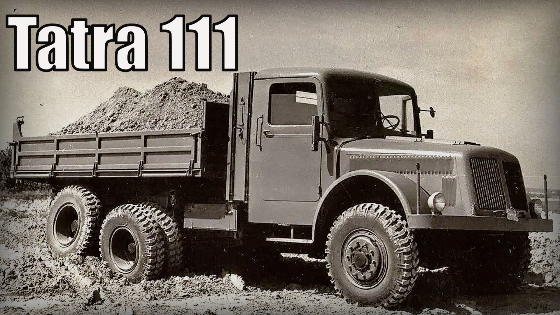 Автомобиль Tatra-111 Чехия Импортные грузовики на дорогах СССР