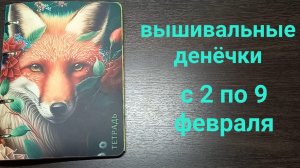 вышивальные денёчки с 2 по 9 февраля 2026г. концовку видео помогал снимать сын Ванюша♥️