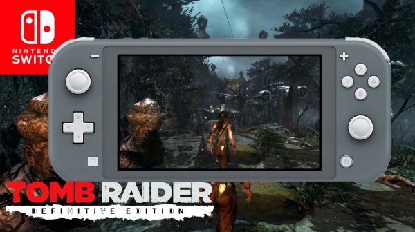 Tomb Raider: Definitive Edition Nintendo Switch Lite Gameplay