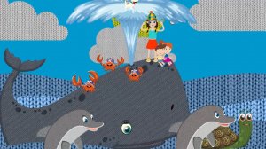 Морские животные для детей-Песенки из мультсериала КРЕВЕТКА КИТ -Развивающие детские песни мультики