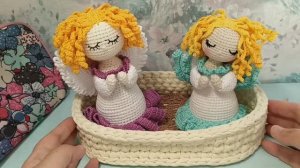 Вязаная игрушка. Ангел крючком. Мастер-класс. Часть вторая