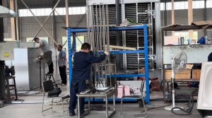 Процесс массового производства градирен.