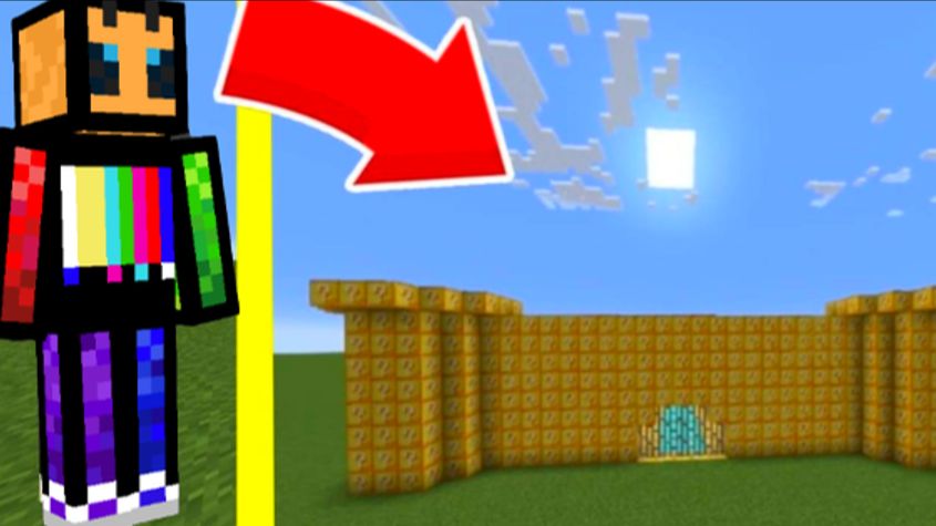 ОТКРЫВАЮ ОГРОМНЫЙ ЗАМОК ИЗ ЛАКИ БЛОКОВ В МАЙНКРАФТ !