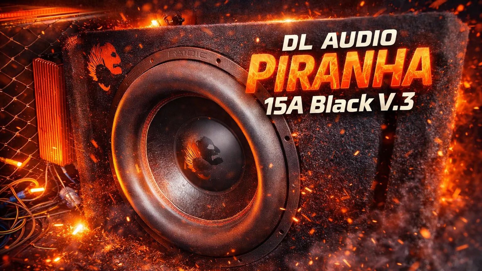 Царь активных сабвуферов! DL Audio Piranha 15A Black V.3 смотреть онлайн