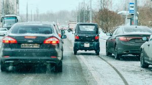 ВПИХНУЛИ 100 СИЛ В МОТОКОЛЯСКУ. BAJAJ QUTE DRIFT MODE.