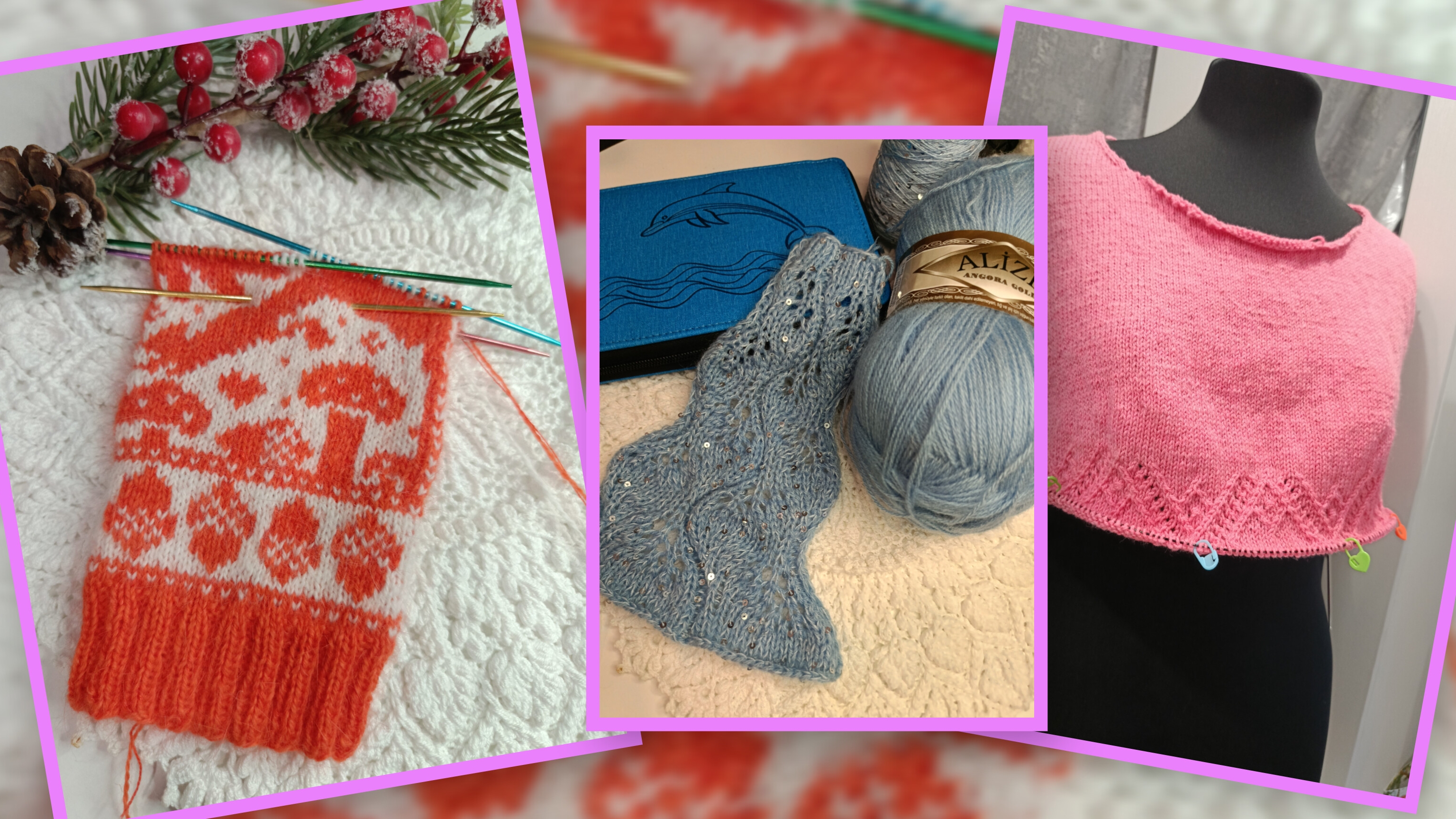 Насмешу зиму ❄️😅Покупочка и процессы 🧶 смотреть онлайн