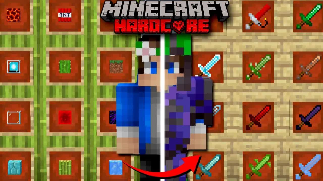 Собрал МЕЧИ из ВСЕХ БЛОКОВ в Майнкрафт ХАРДКОР! смотреть онлайн