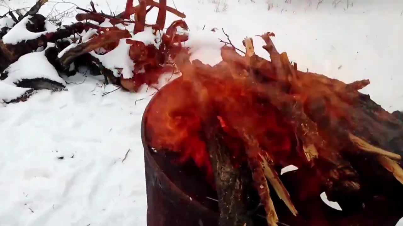 Шашлыки под ледяным дождём