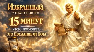 ИЗБРАННЫЙ ⏳ У ТЕБЯ ЕСТЬ 15 МИНУТ, ЧТОБЫ УСЛЫШАТЬ ЭТО ПОСЛАНИЕ БОГА