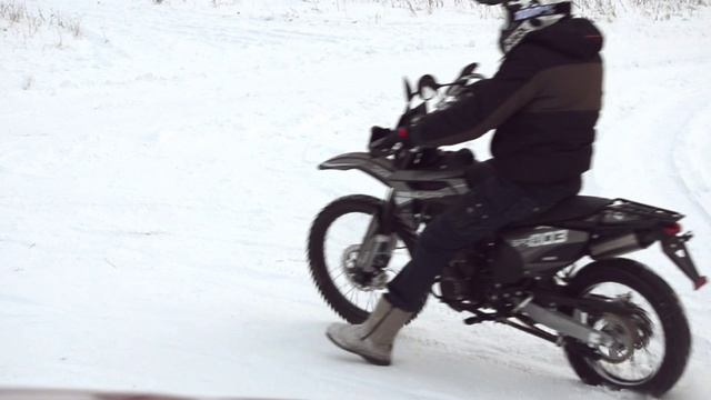 Зимние забавы в -20 на Regulmoto Sport 003