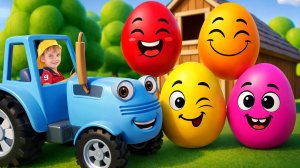 Синий Трактор Учим цвета - Левий Лев