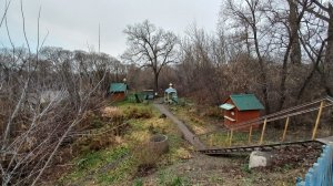 Велопоход в ноябре к святому источнику в Васильевке "Неупиваемая Чаша". Попал под дождь и снег