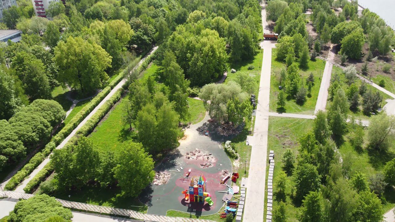 Парк Печатники в процессе масштабной реконструкции.