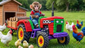 Мультики для детей . Обезьянка и его веселая ферма. Мультики про животных для малышей