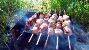 Сочный шашлык из свинины в уксусном маринаде с луком - рецепт