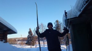 Побывал в лесу на лыжах . побывал  на делянке . 09.02.2026 года.