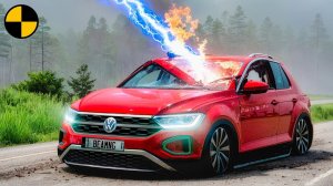 ПРИРОДНЫЕ КАТАКЛИЗМЫ и ХАОС с АВТОМОБИЛЯМИ #1 | BeamNG Drive - Эпичные сюжеты в игре