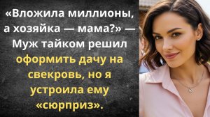 Строили вместе, а дом — на маму? | Истории из жизни