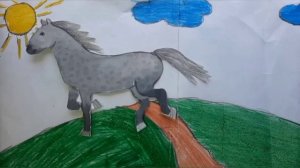 Молодая лошадь