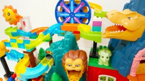 СТРОИМ ЦВЕТНУЮ ГОРКУ ДЛЯ ШАРИКОВ С  КАТАЕМ ШАРИКИ ВИДЕО ДЛЯ ДЕТЕЙ ДЕТСКИЙ КАНАЛ ИГРАЛКИ-ЗАЛИПАЛКИ