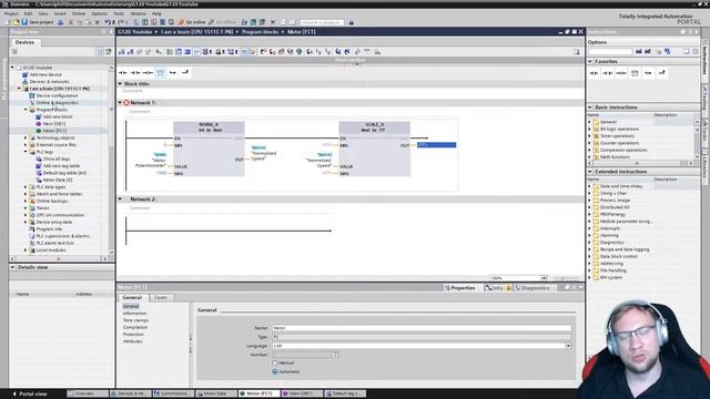 Hegamurl - 010 - TIA Portal - SINAMICS G120 with STARTDRIVE (Free Download) Part 2⧸2