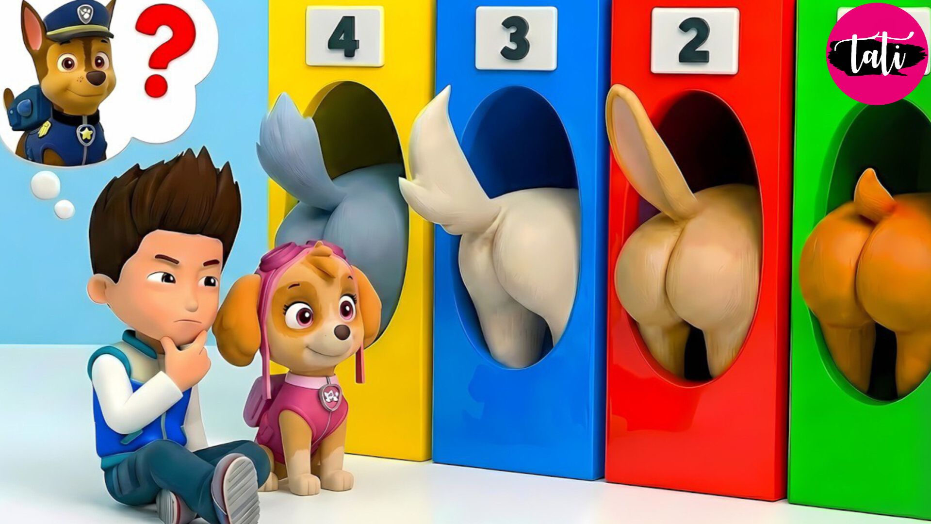 Щенячий патруль и Маршалл. Залипательное видео. Мультфильм для детей и малышей. Анимация 202 смотреть онлайн