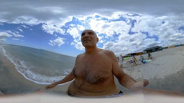 Приморск 2025-1. Центральный пляж. Видео 360 #rutube360 #video360 .mp4