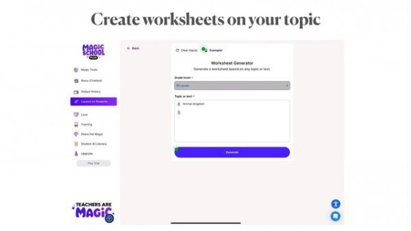What can special AI based tools for teachers do