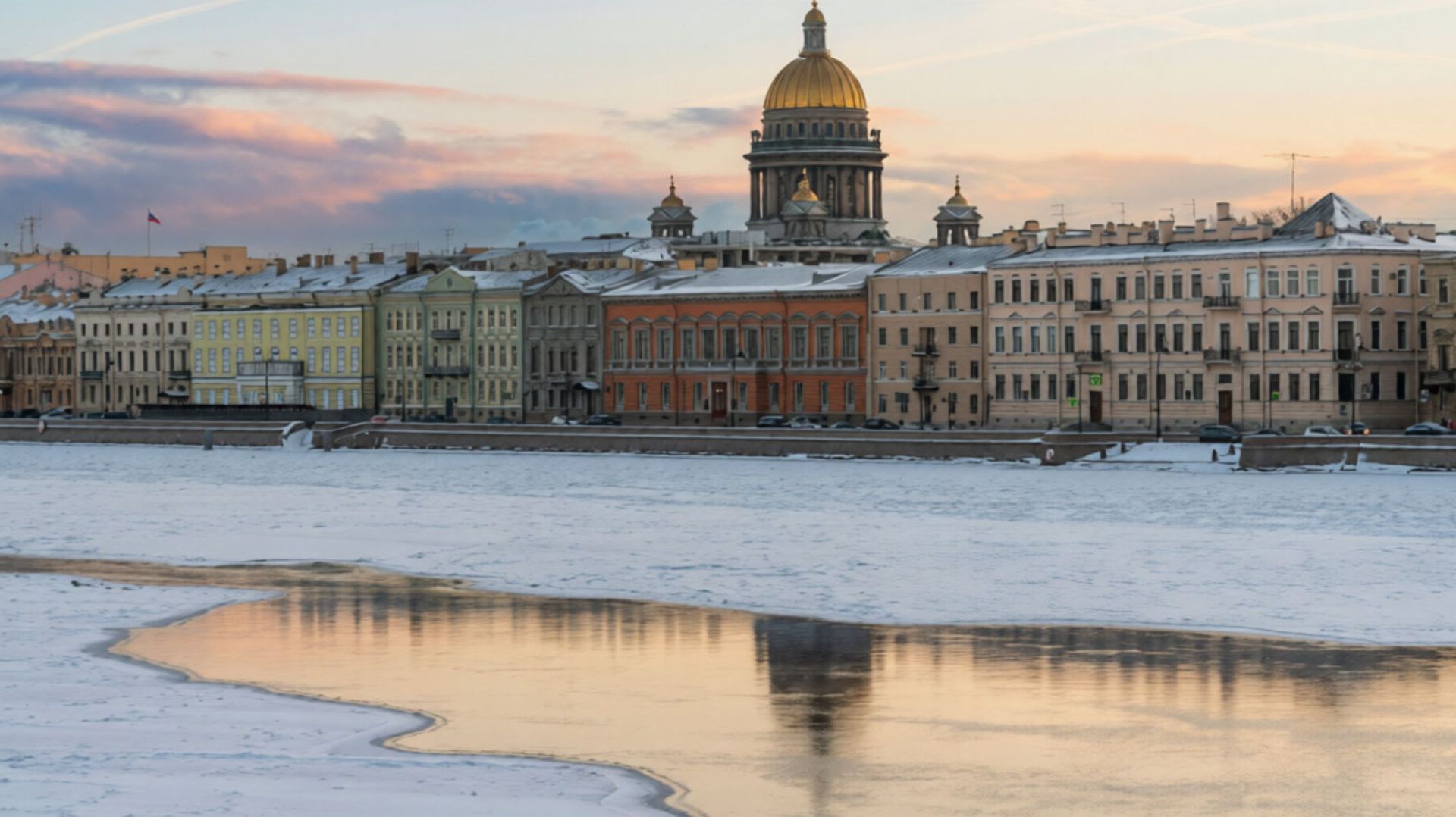 Экстремальные морозы отступают от Москвы. Оттепель в Санкт-Петербурге привела к таянию льда на Неве смотреть онлайн