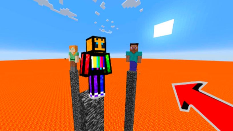 КАК МНЕ ВЫИГРАТЬ В СТОЛБЫ В МАЙНКРАФТ !!!