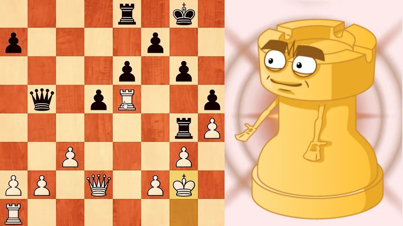 ШАХМАТЫ БЛИЦ. Ладья соперника увязла в лагере белых