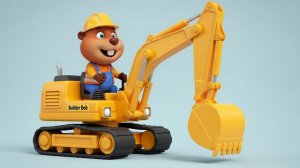 ДЕТСКИЙ КЛИП ПРО ЭКСКАВАТОР. ВЕСЁЛЫЕ ДЕТСКИЕ ПЕСНИ ПРО МАШИНКИ И ТЕХНИКУ