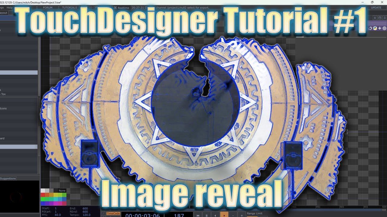 TouchDesigner Image reveal effect - Mapping Tutorials #1 смотреть онлайн