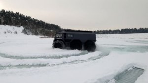 Шестиколесник и лед