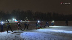 В Серпухове прошла ночная лыжная гонка "DarkSkiRace"