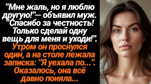 Жизненные Истории/Мне жаль, но я люблю другую!- объявил мне муж