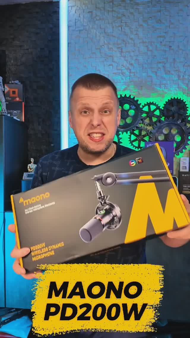 MAONO PD200W беспроводной микрофон для стрима смотреть онлайн