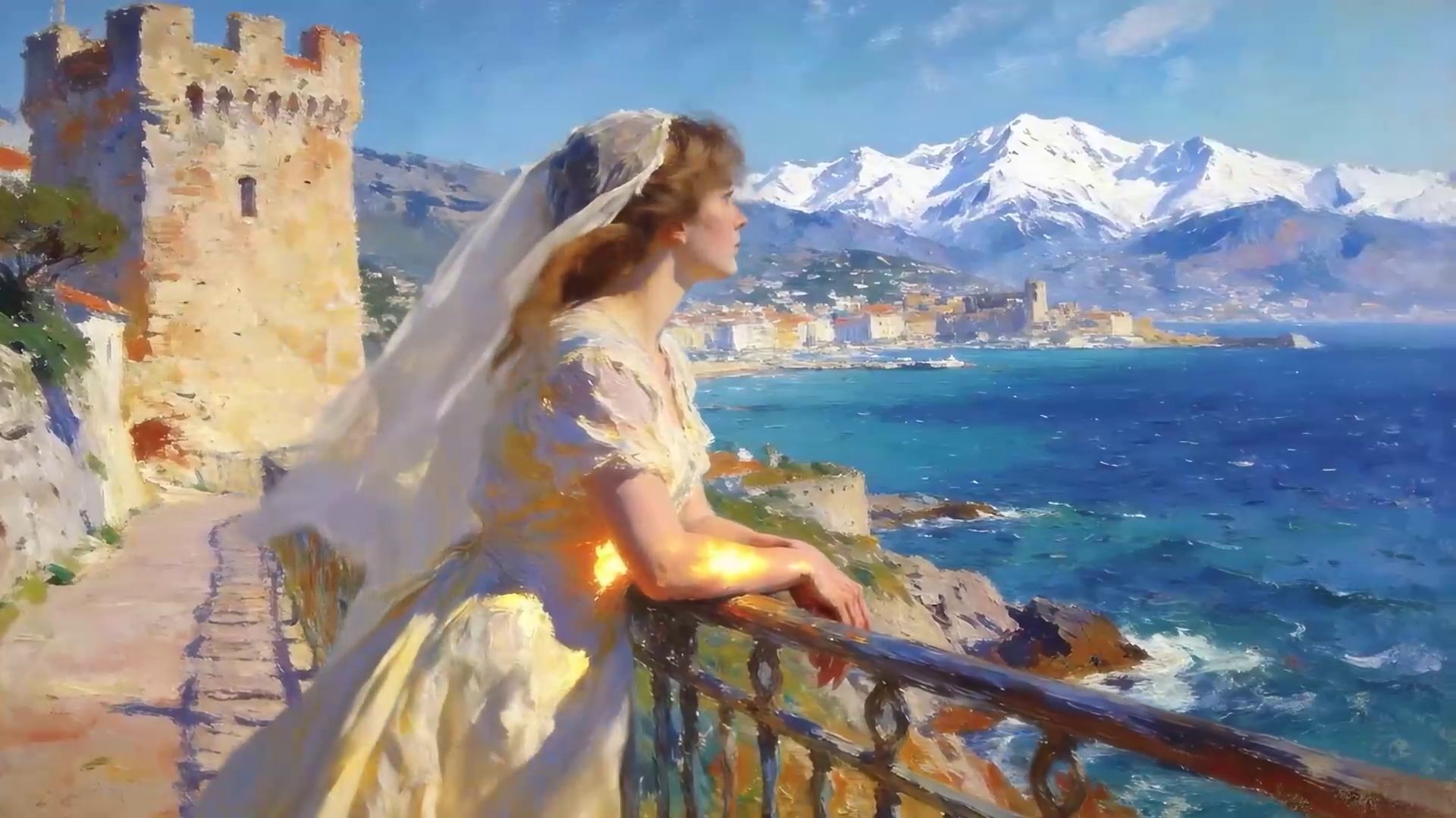 Визуальные поэмы - Клод Моне `Золотые мечты о ривьере` смотреть онлайн