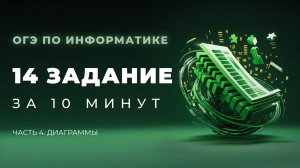 Разбор 14 задания | Диаграммы | ОГЭ-2026 по информатике